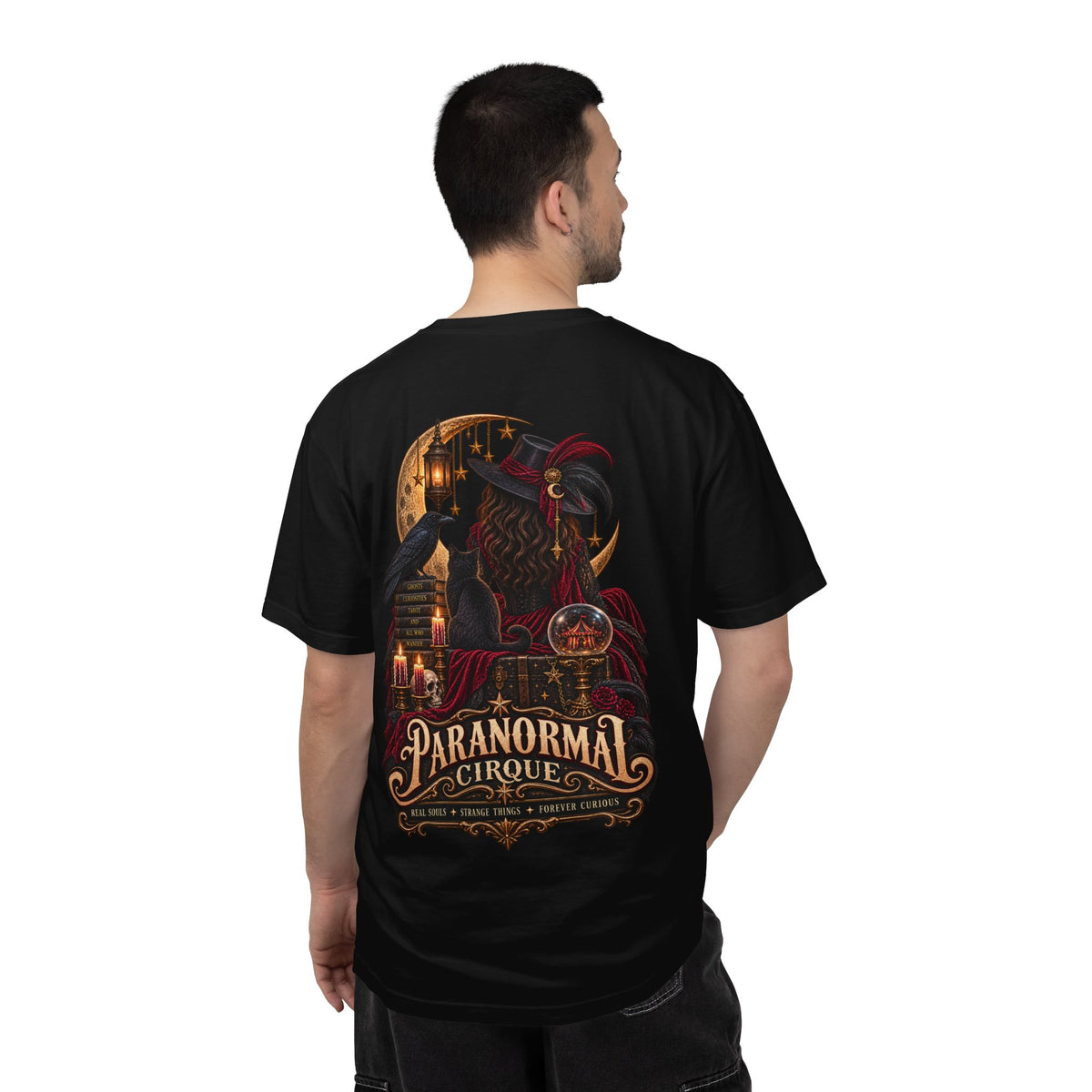 Paranormal Cirque T-Shirt — Gothic Raven Fortune Teller Tee