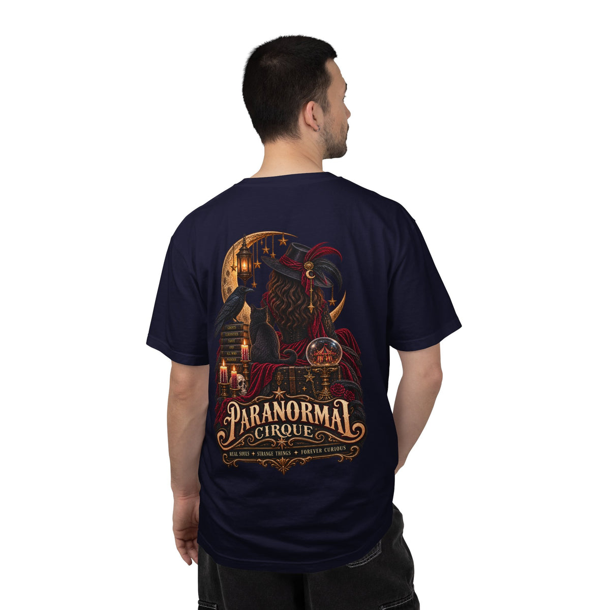 Paranormal Cirque T-Shirt — Gothic Raven Fortune Teller Tee