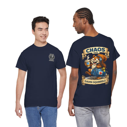 ADHD Chaos Squirrel Paramedic Tee | EMS Chaos EMT Shirt