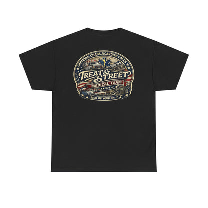 Treat & Street Medical Team First Responders T-Shirt | Firefighter Police EMS