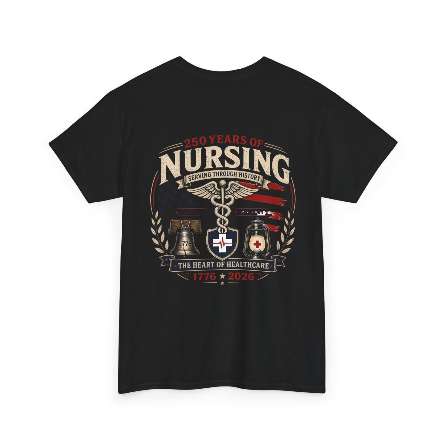 250 Years of Nursing Tee — Patriotic 1776–2026 Nurse Anniversary Shirt