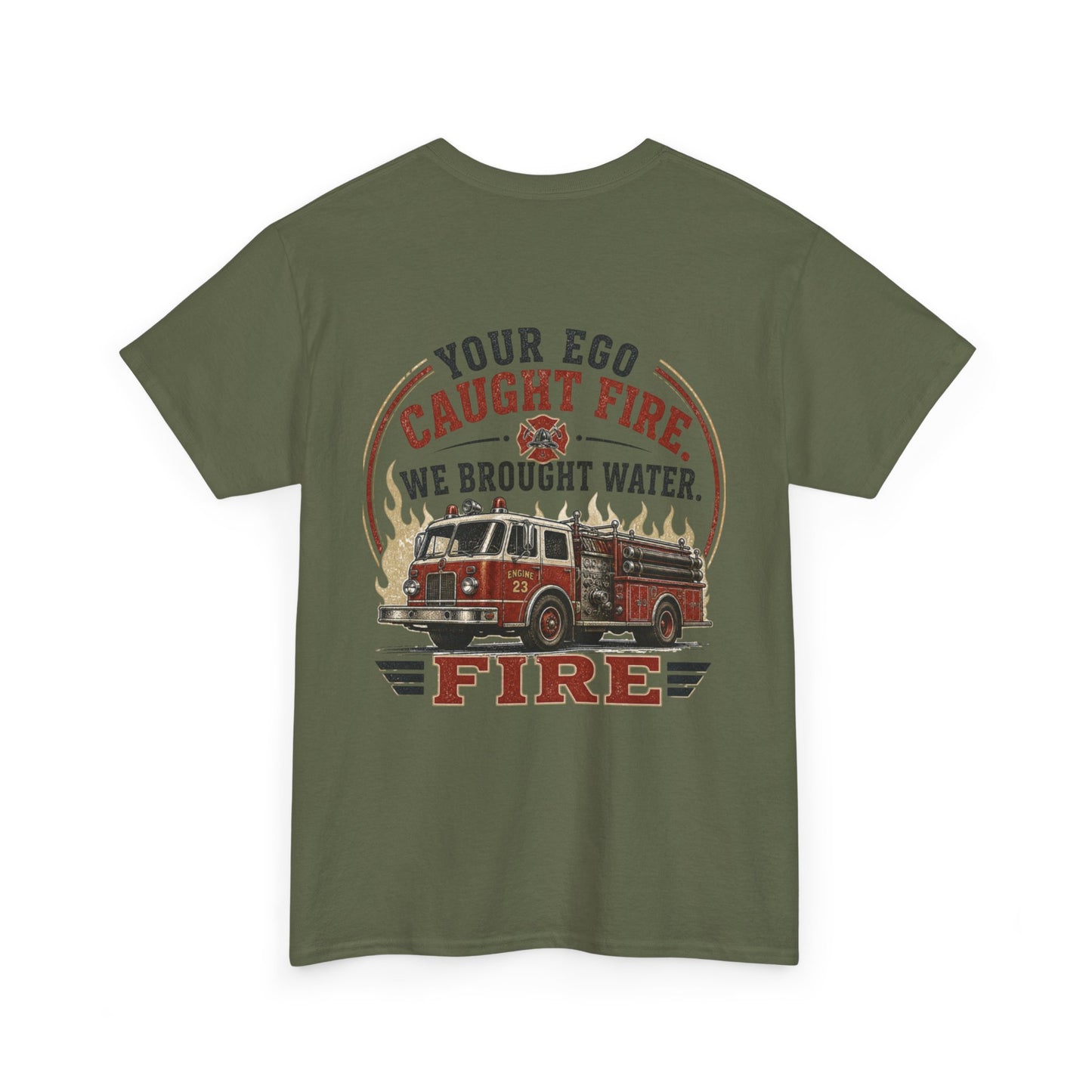 Vintage Firefighter Tee | Retro Fire Dept Shirt