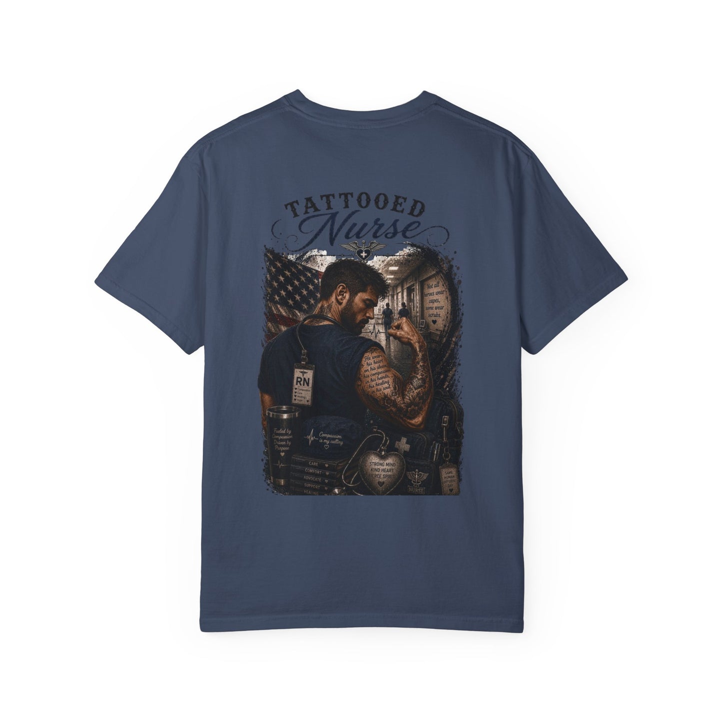 Tattooed Nurse Compassion Is My Calling T-shirt | RN Tattoo-Inspired Shirt
