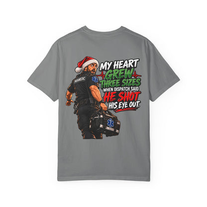 My Heart Grew Three Sizes | Funny Paramedic Christmas T-Shirt & Sweatshirt