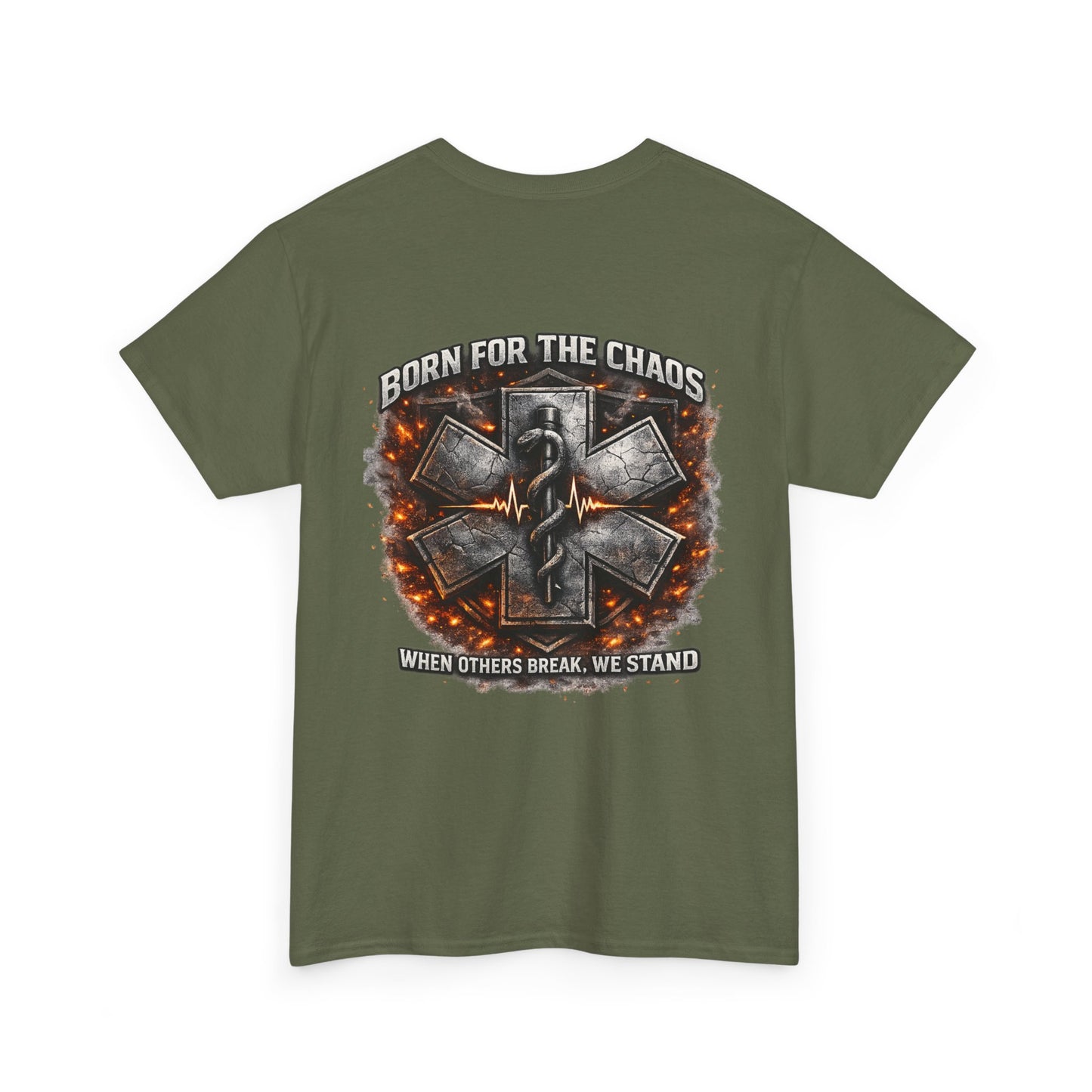 Born for Chaos Paramedic EMT T-Shirt — First Responder Gift