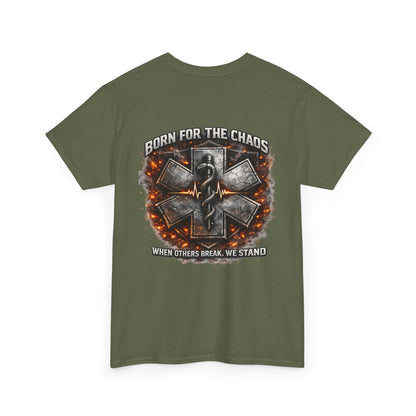Born for Chaos Paramedic EMT T-Shirt — First Responder Gift