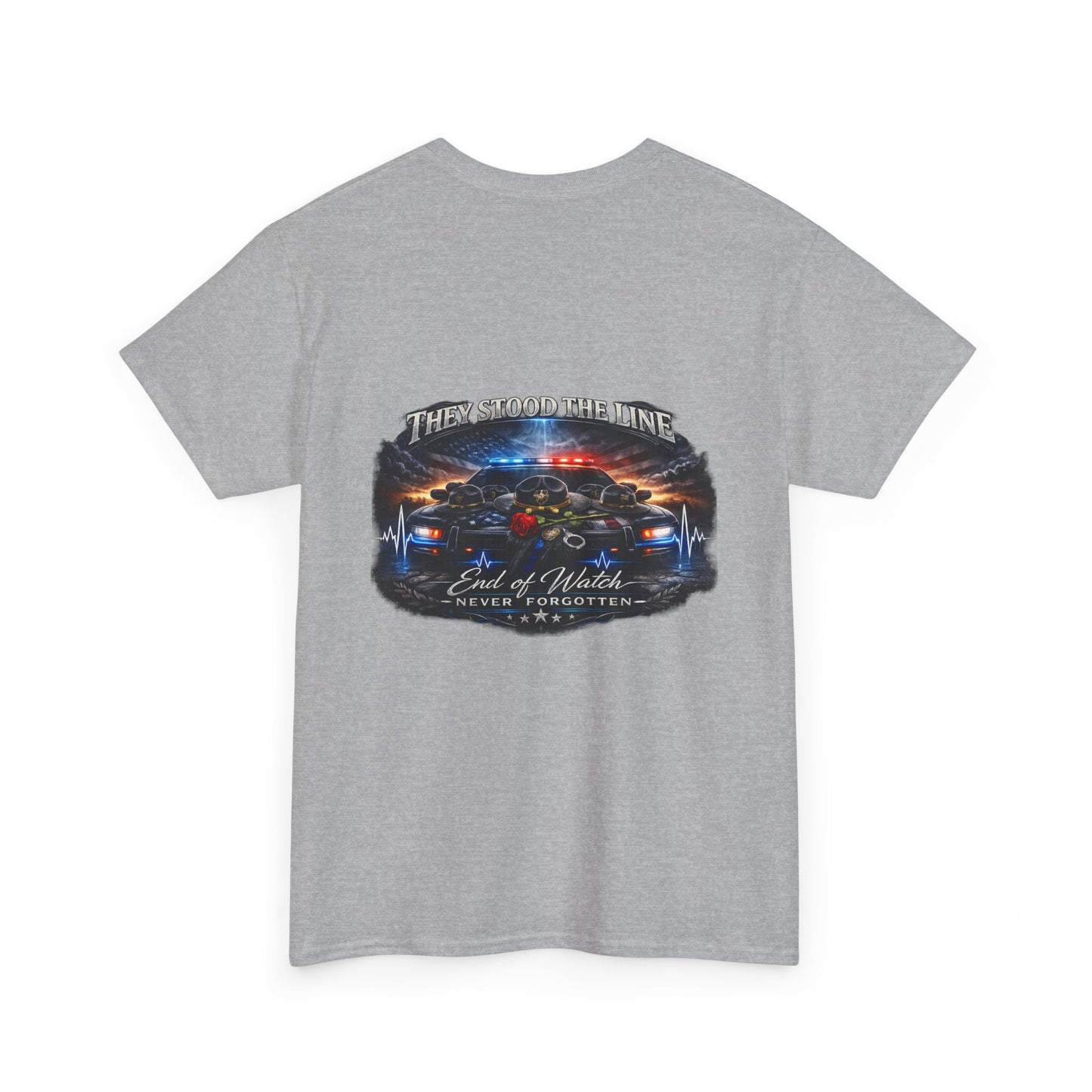 North Carolina State Trooper Memorial T-Shirt — Badge Tribute