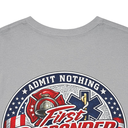 Admit Nothing, Document Everything Tee — Funny EMT Paramedic & Firefighter Shirt