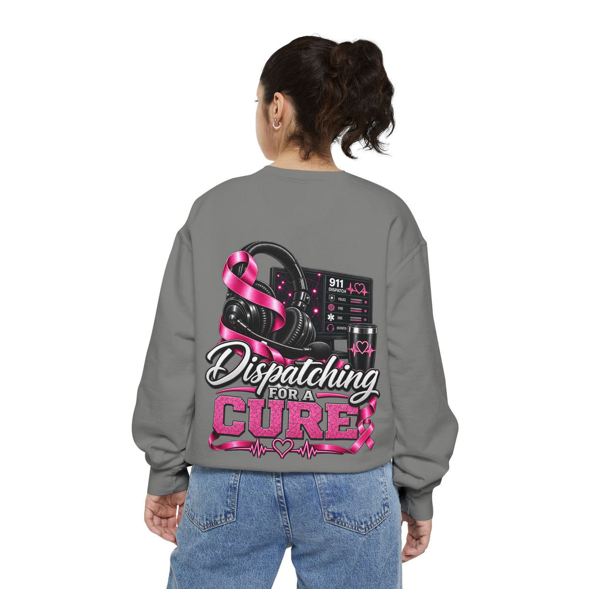 Dispatching for a Cure Sweatshirt