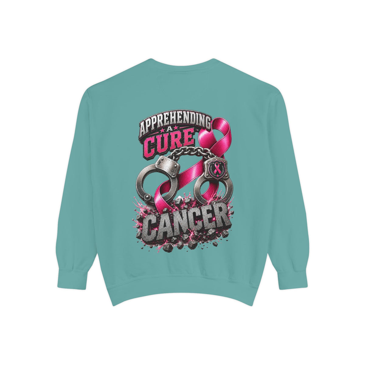 Apprehending a cure Breast Cancer Awareness Sweatshirt  LEO edition