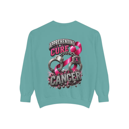 Apprehending a cure Breast Cancer Awareness Sweatshirt  LEO edition