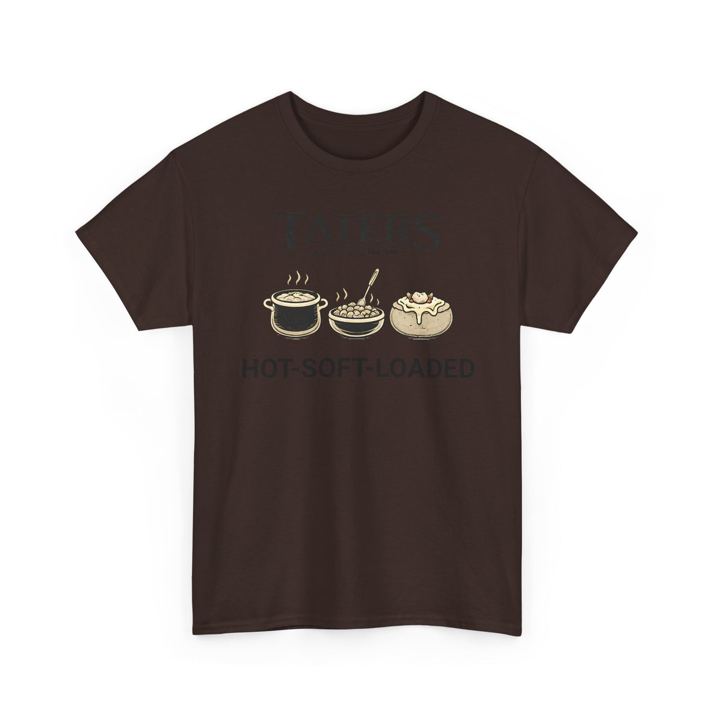 Taters Potato Lover Tee | Funny Comfort Food Graphic Shirt, Country Humor