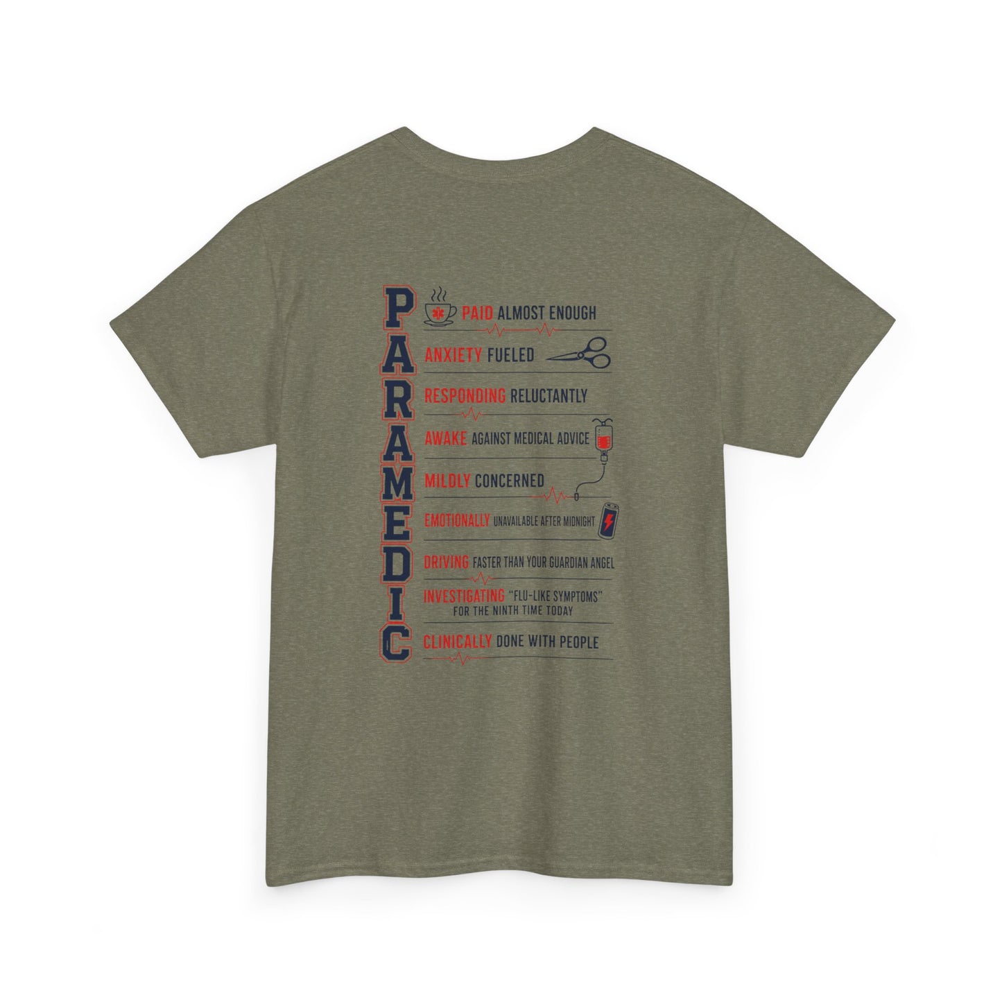 Paramedic Acronym Tee — "Clinically Done With People" EMT Humor First Responder Shirt