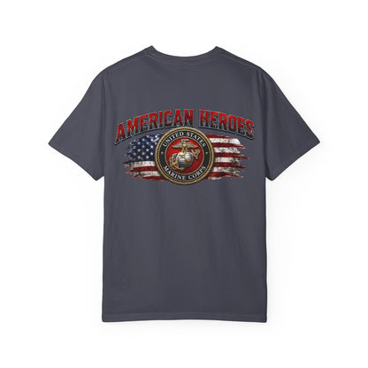 USMC 'American Heroes' Garment-Dyed T-Shirt