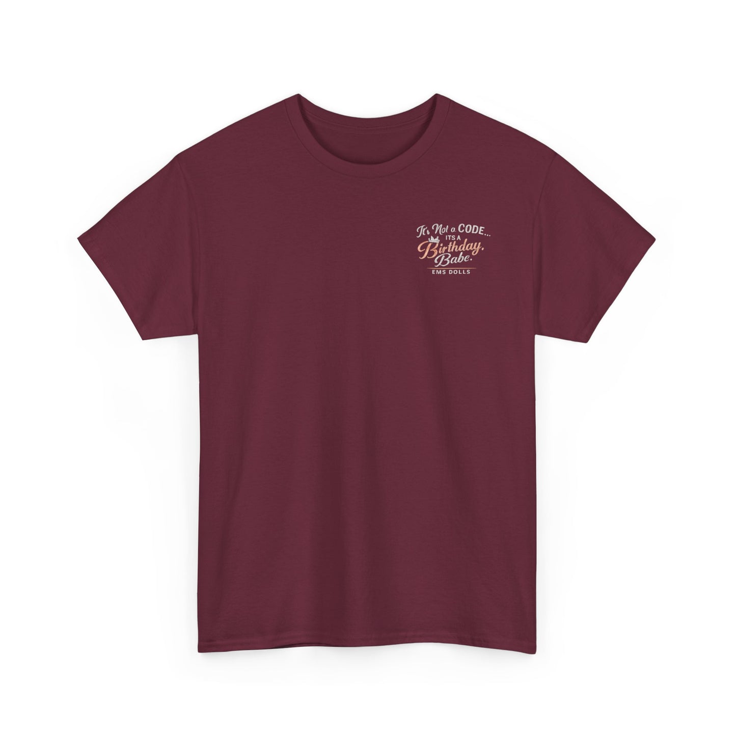 Bougie EMS Lady Birthday Tee — EMS Women First Responder Birthday Shirt