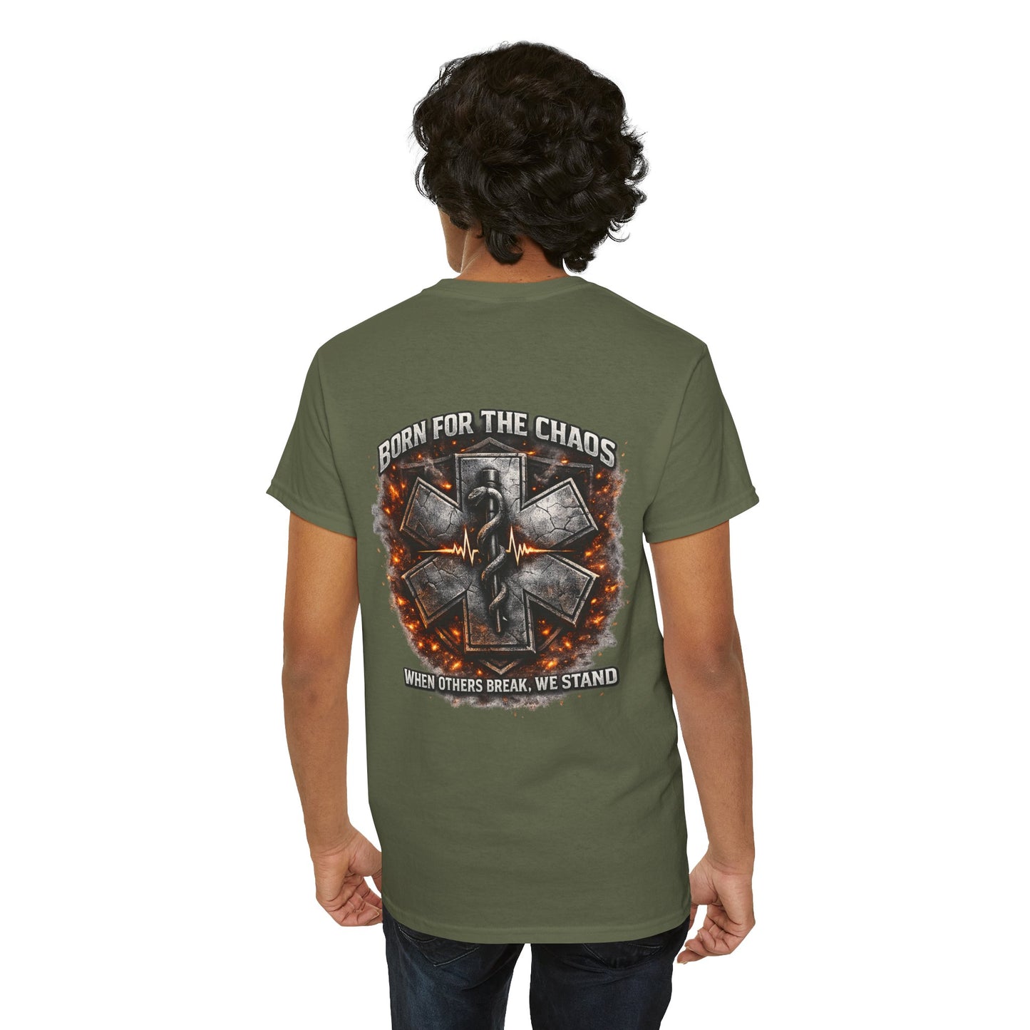Born for Chaos Paramedic EMT T-Shirt — First Responder Gift