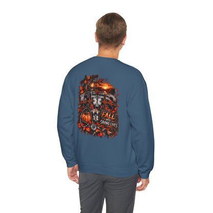 EMS Fall Into Saving Lives | Fall Paramedic EMT T-Shirt & Sweatshirt | First Responder Autumn Apparel