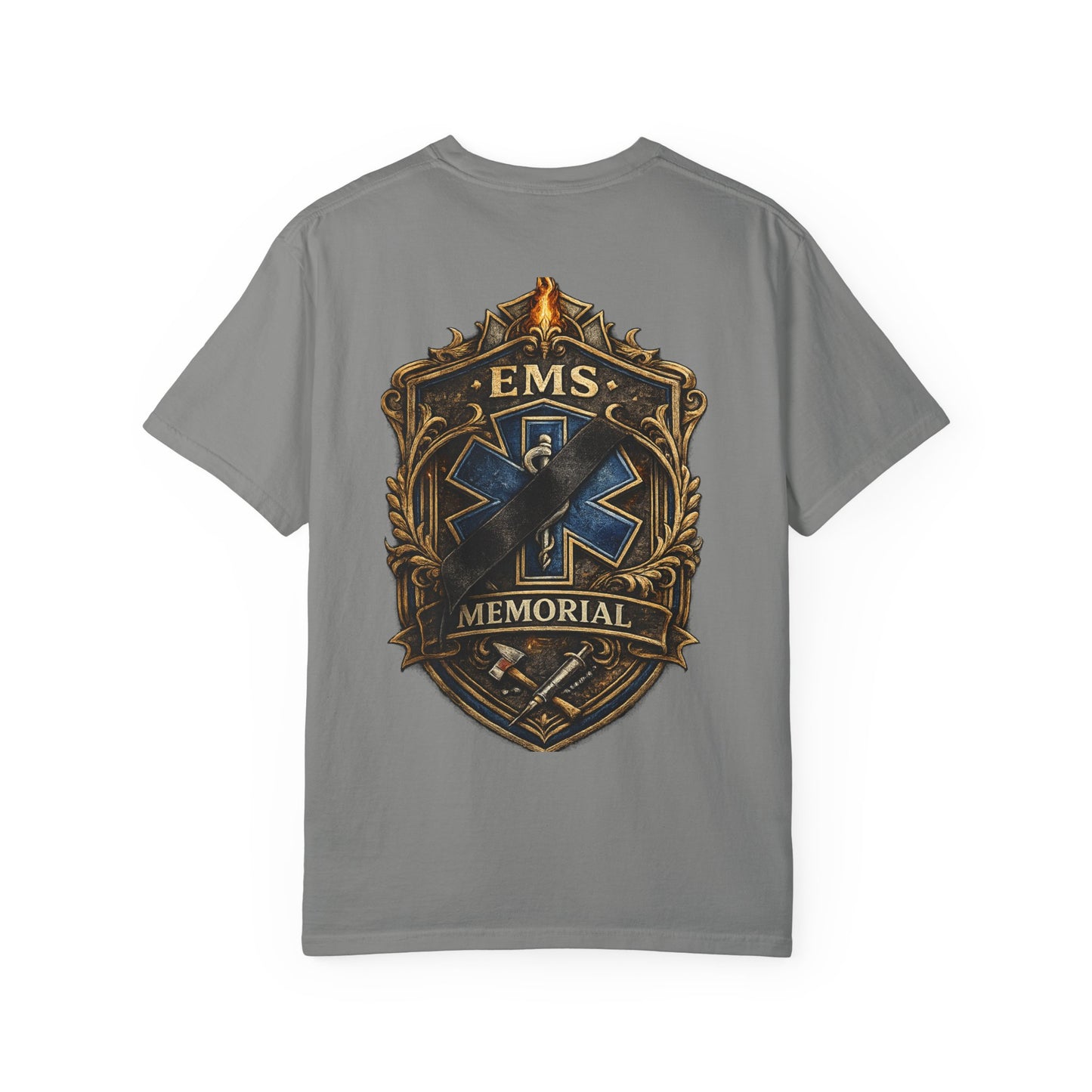 EMS Fallen Tribute T-Shirt — First Responders Memorial Tee