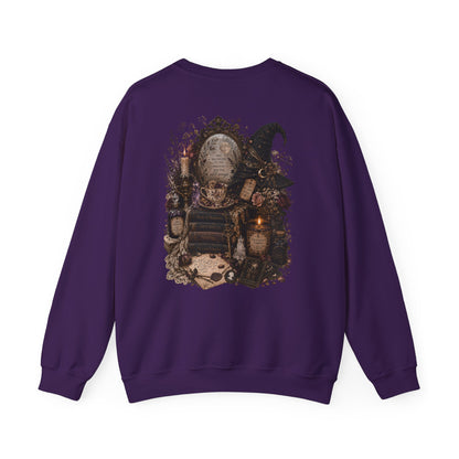 Witchy Apothecary Spellcaster Illustration Sweatshirt | Occult, Vintage Potion Art