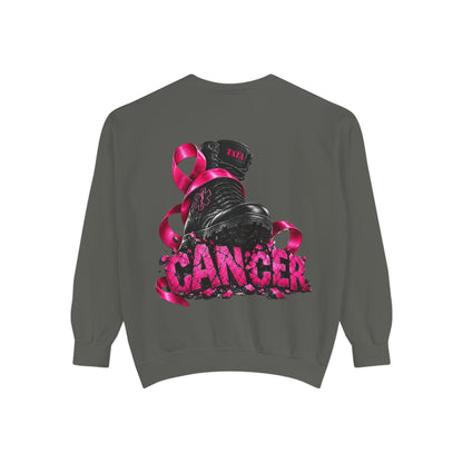 Cancer Awareness Sweatshirt  EMS Edition– Pink Ribbon Fighter Graphic Crewneck