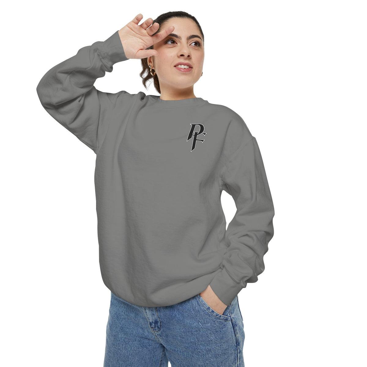 Apprehending a cure Breast Cancer Awareness Sweatshirt  LEO edition