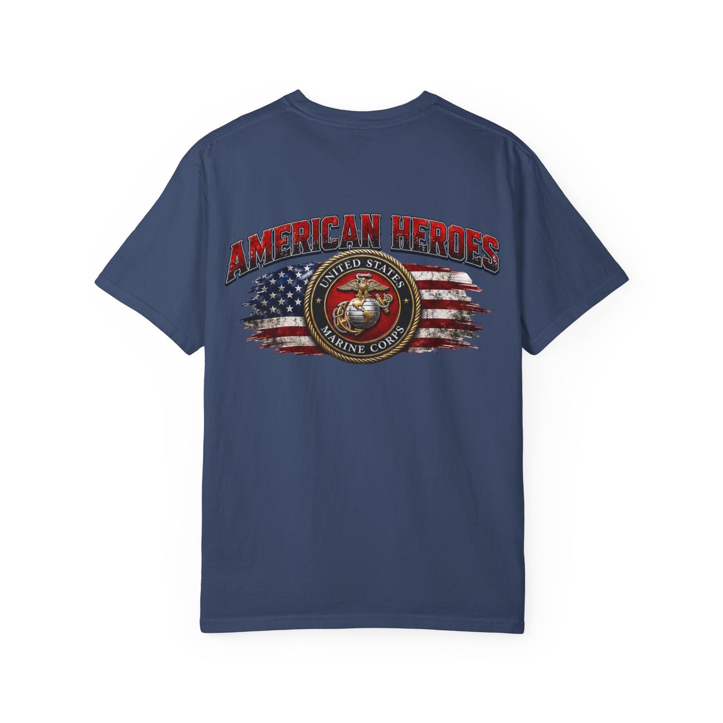 USMC 'American Heroes' Garment-Dyed T-Shirt