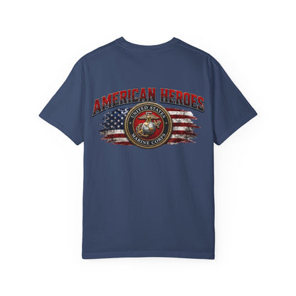 USMC 'American Heroes' Garment-Dyed T-Shirt