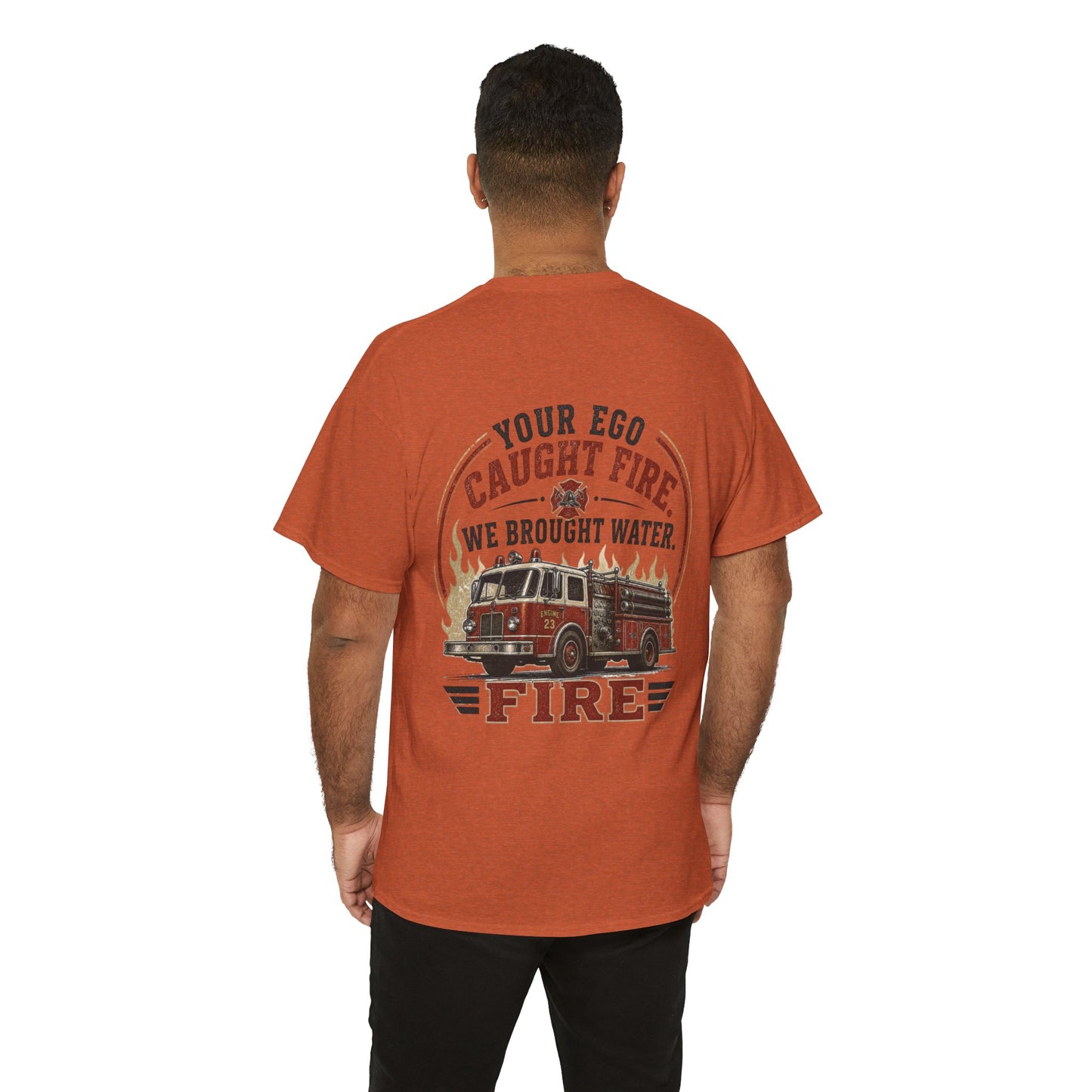 Vintage Firefighter Tee | Retro Fire Dept Shirt