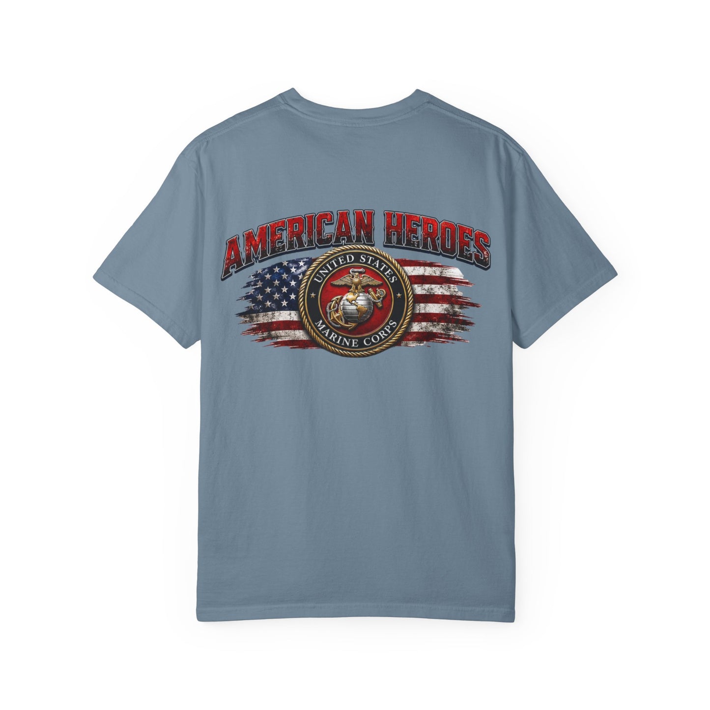 USMC 'American Heroes' Garment-Dyed T-Shirt