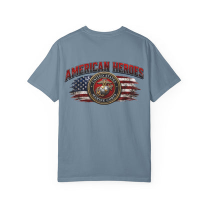 USMC 'American Heroes' Garment-Dyed T-Shirt
