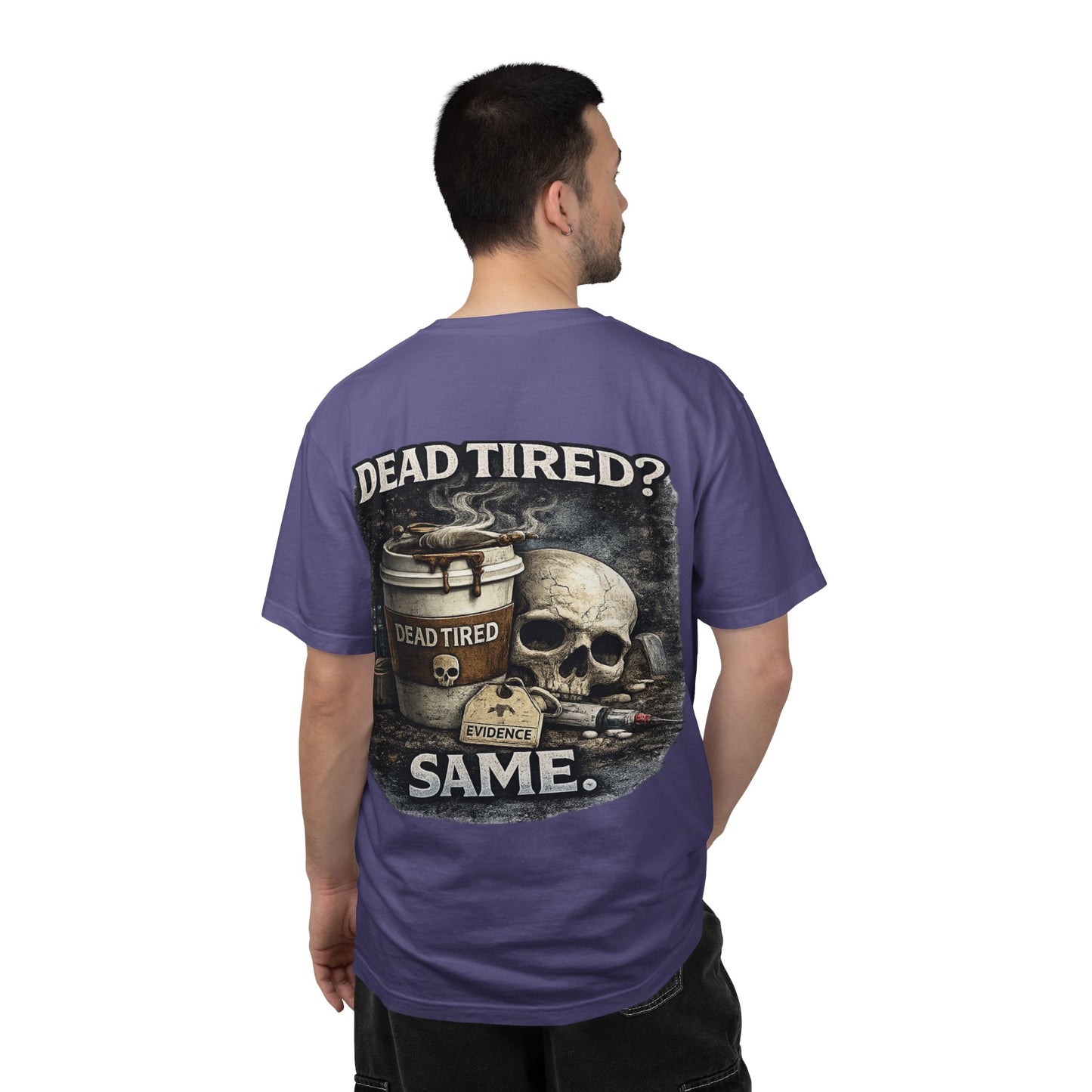 Dead Tired Medical Examiner T-shirt | Funny Forensic Design