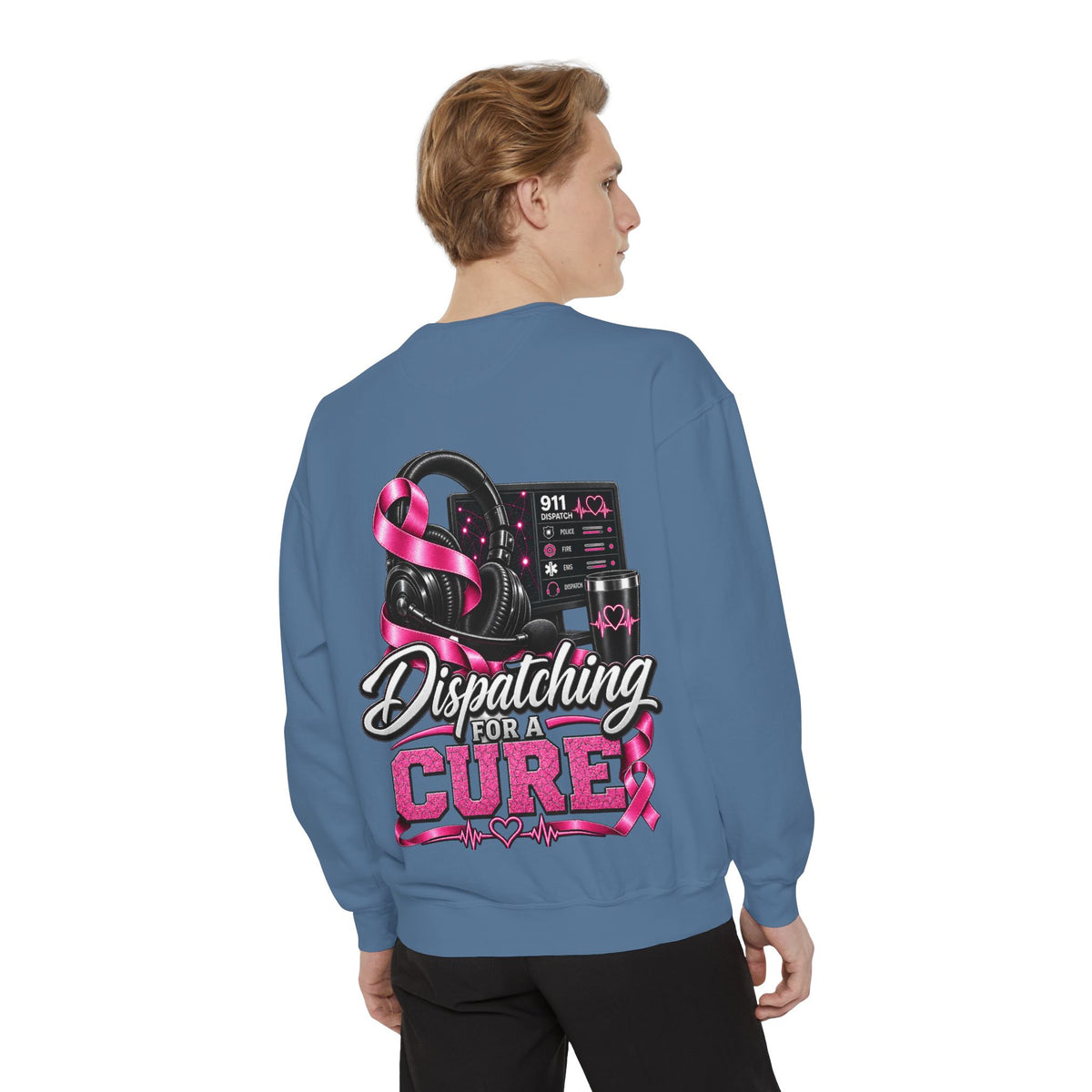 Dispatching for a Cure Sweatshirt