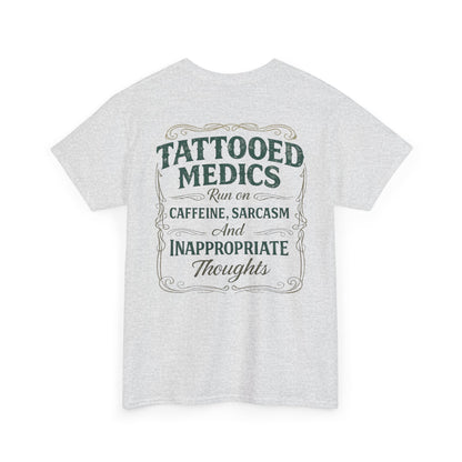 Caffeine & Chaos Tattooed Medics Tee | Paramedic EMS Humor