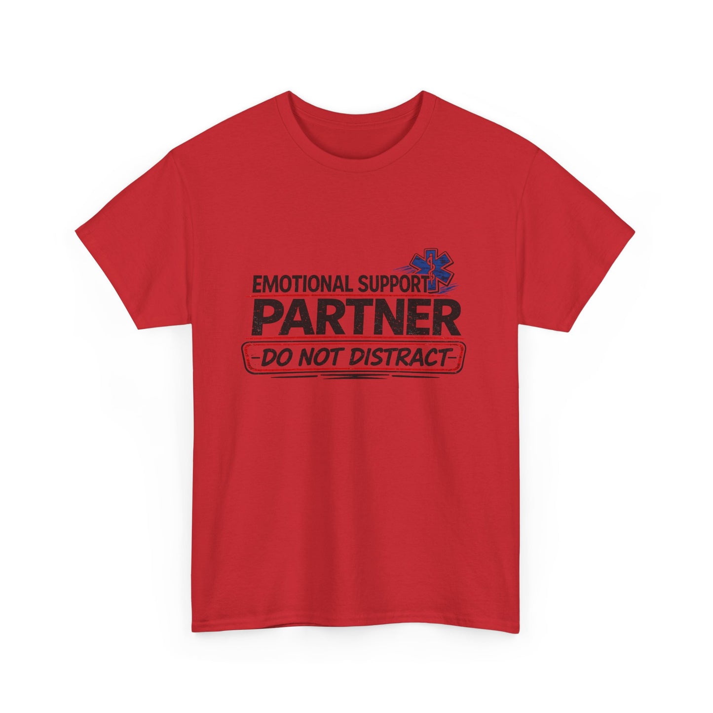 Emotional Support Partner Paramedic T-Shirt — Funny First Responder Gift