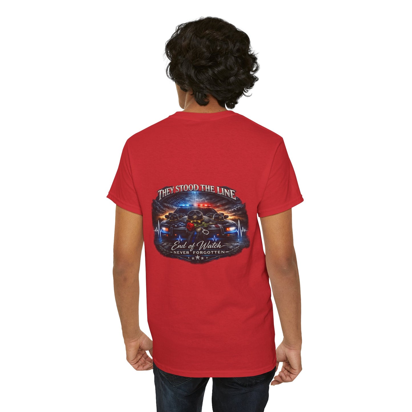 North Carolina State Trooper Memorial T-Shirt — Badge Tribute
