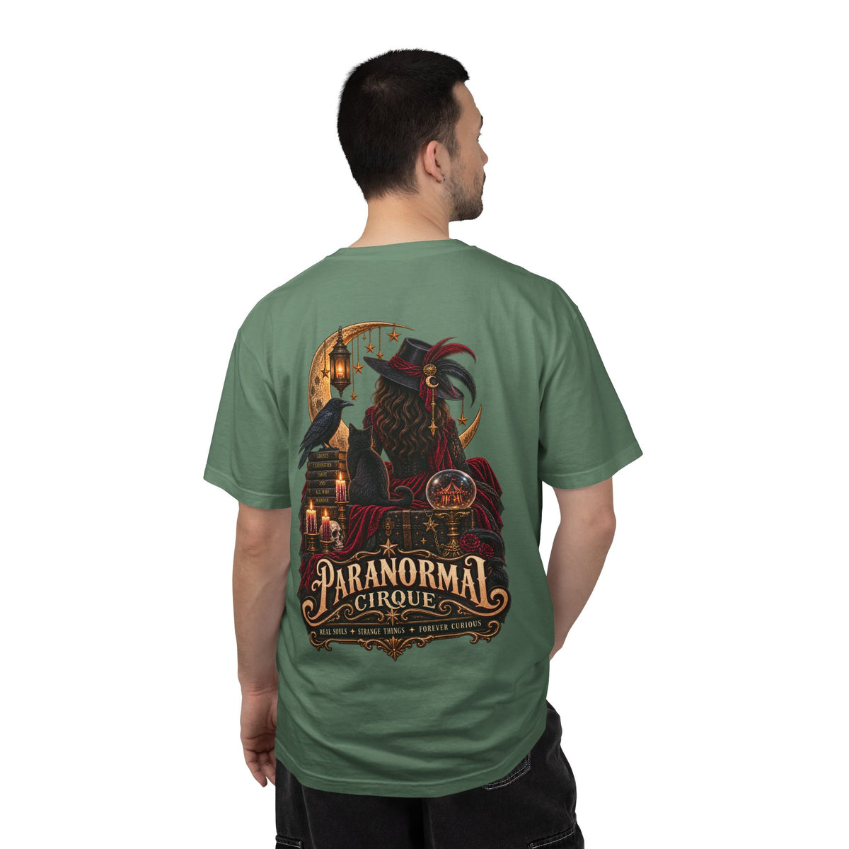 Paranormal Cirque T-Shirt — Gothic Raven Fortune Teller Tee