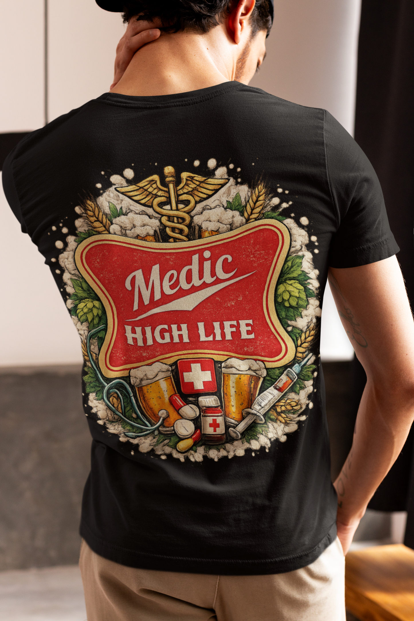 Paramedic High Life Tee — Funny EMS First Responder T-Shirt