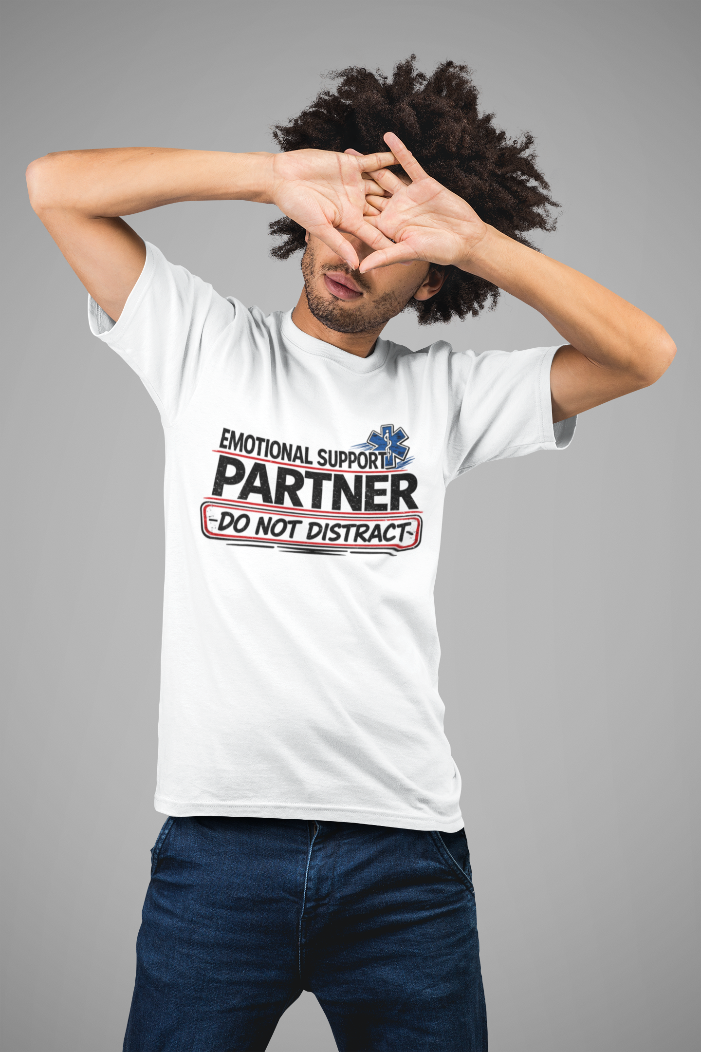 Emotional Support Partner Paramedic T-Shirt — Funny First Responder Gift