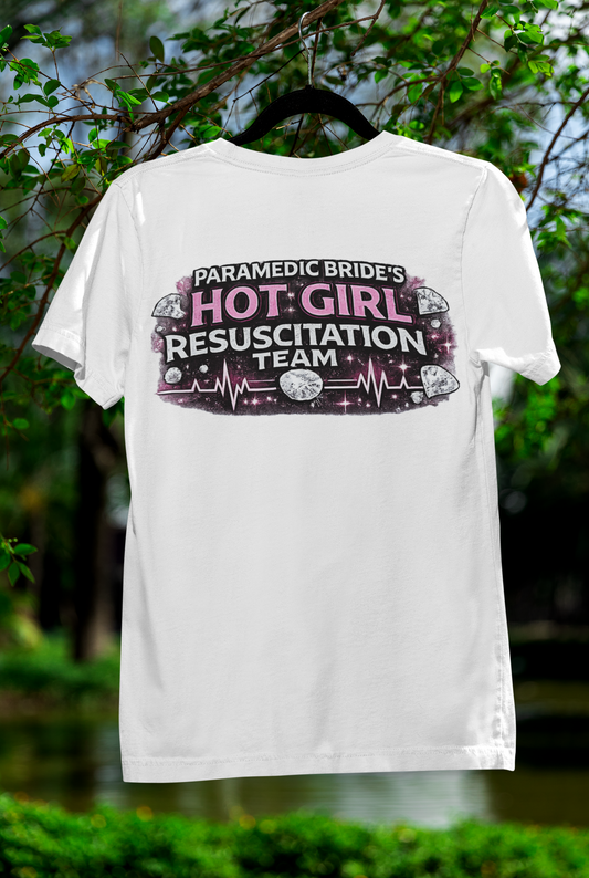 Paramedic Bridal Party Tee — 'Maid of Honor' EMS Wedding Shirt
