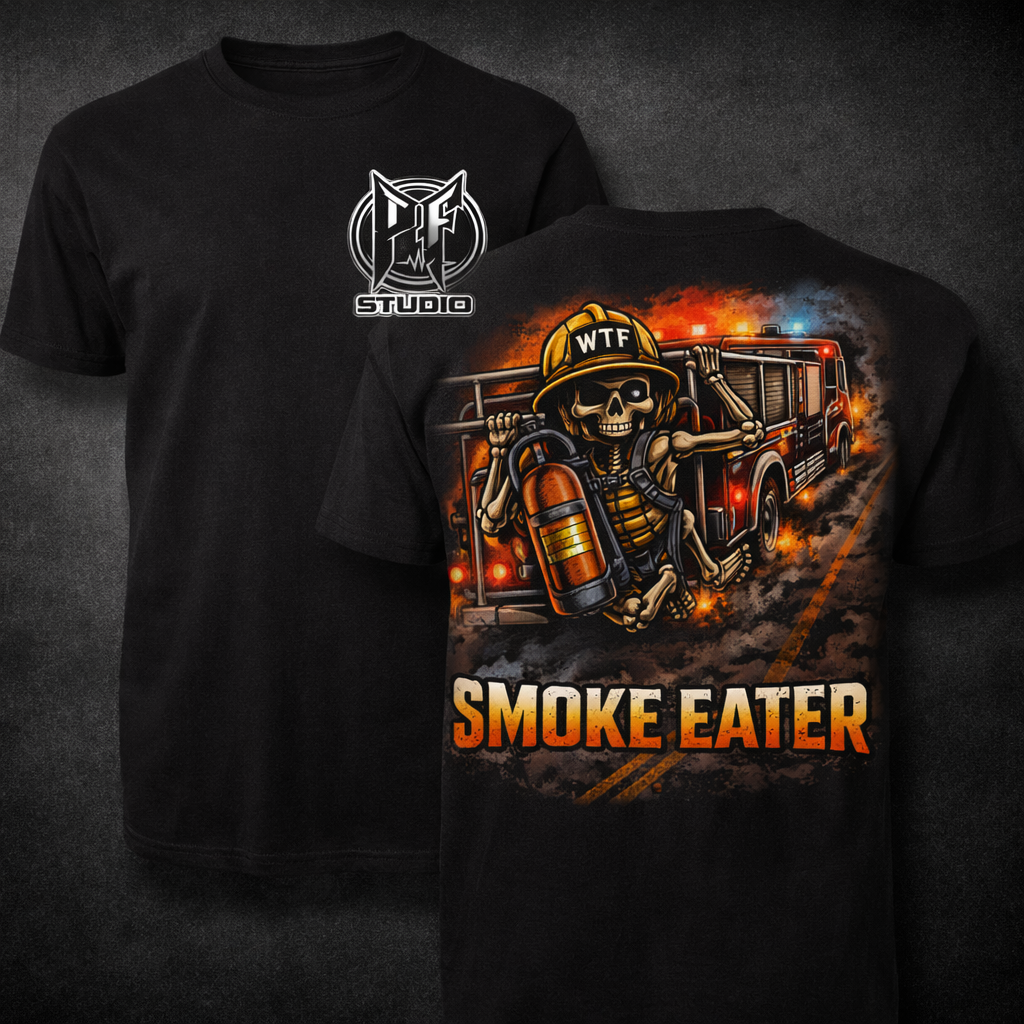 Firefighter Smoke Eater T-Shirt — Funny Volunteer & First Responder Gift