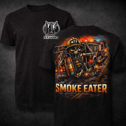 Firefighter Smoke Eater T-Shirt — Funny Volunteer & First Responder Gift