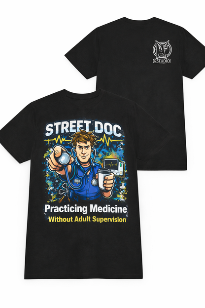 Paramedic Street Doc T-Shirt — We Do It All Tee for First Responders