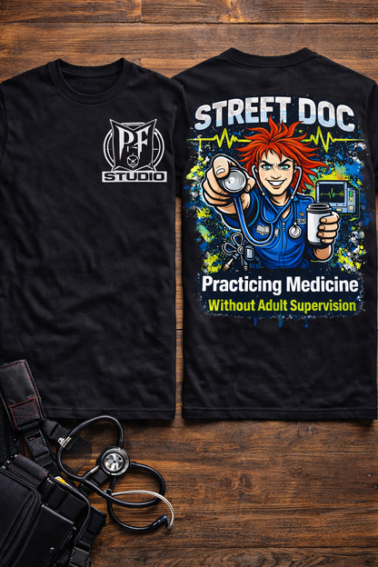 Street Doc Paramedic EMT Shirt | Paramedic First Responder Funny Tee