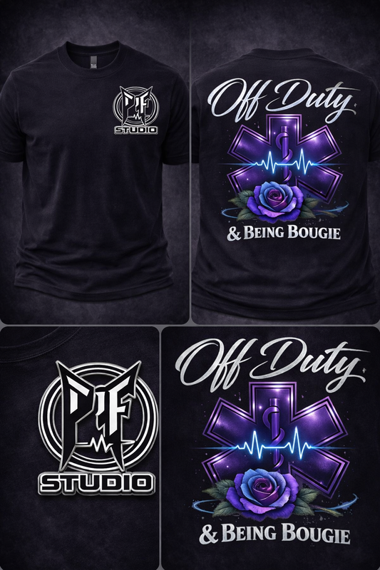 EMS Off Duty Bougie Tee — Feminine First Responder Shirt