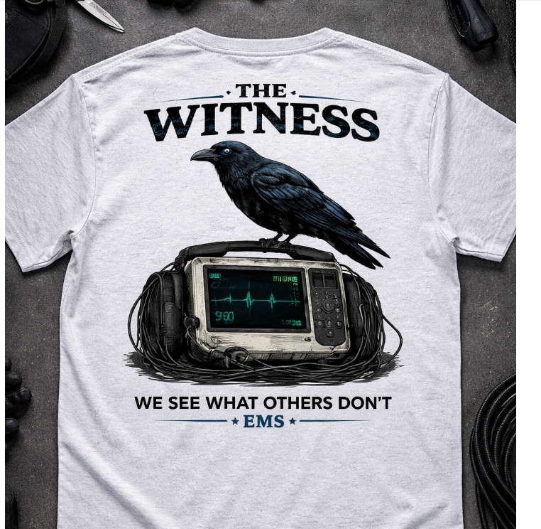 Crow Paramedic EMS Tee We See What Others Dont EMT Graphic