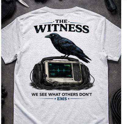 Crow Paramedic EMS Tee We See What Others Dont EMT Graphic