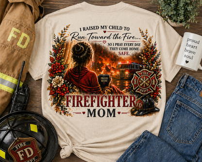 Firefighter Mom T-Shirt — Proud Fire Dept Mom Gift