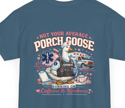 Paramedic Porch Goose T-Shirt — Support First Responders