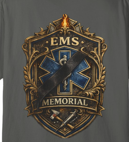 EMS Fallen Tribute T-Shirt — First Responders Memorial Tee