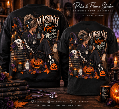 Where Magic Meets Medicine | Witchy Nurse Halloween